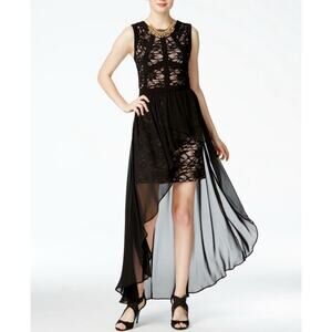 Nightway NEW Sparkle Lace Chiffon Women’s 14 Formal Party Event Stellar